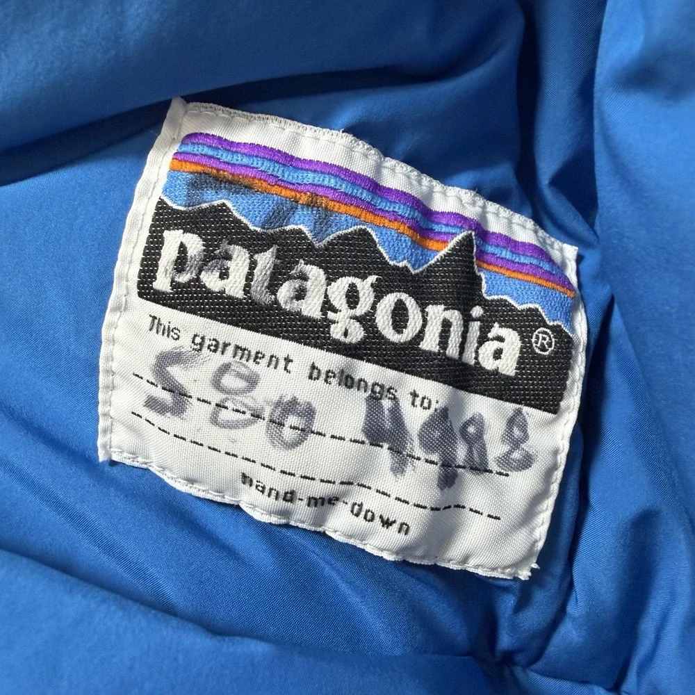 Patagonia Boys Snow Flyer Insulated Hooded Ski Jacket Youth XXL / 16-18 Parka